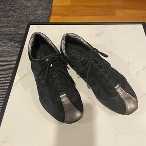 Coach Black "Katelyn" Sneakers Size 8